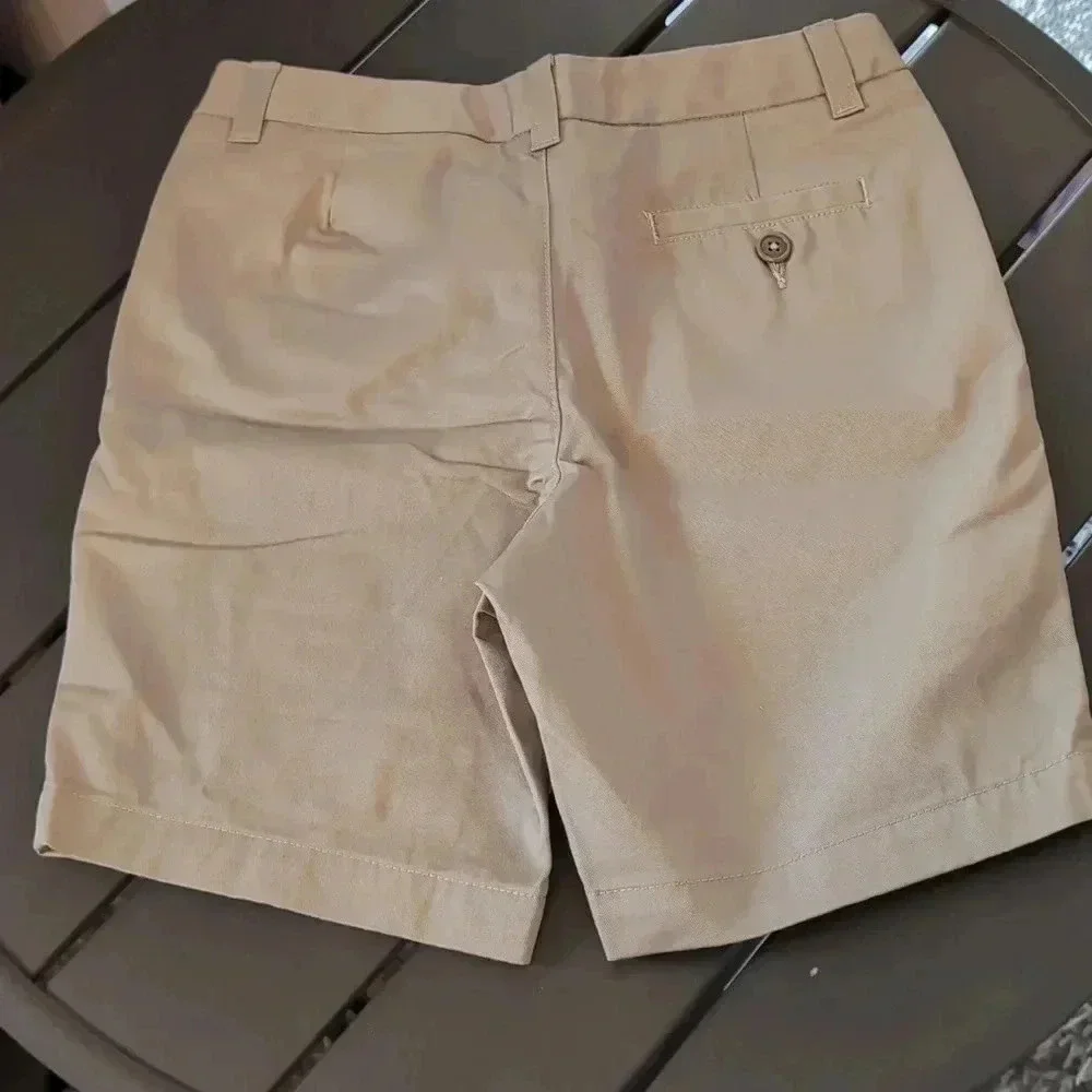 Land's End boys khaki shorts